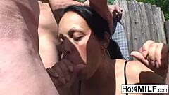 euro milf demonstrates her amazing blowjob and fucking skills