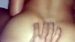 Is this latina giving handjob or anal in homemade sex?