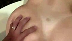 Is this latina giving handjob or anal in homemade sex?