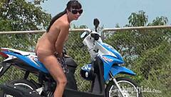 My heart races during flashing and nude walk