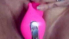 Big squirt on camera with remote toys