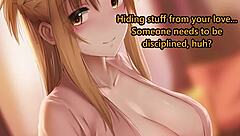 Asuna Checks Your History For NTR Humiliation