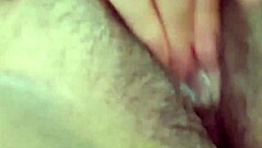 Hairy little pussy solo masturbation part one