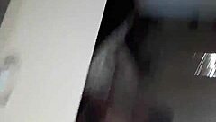 latina brunette fucked doggy by chubby couple