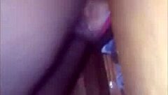 She Enjoys The Ebony Hunk While Her Cuckold Watches In The Swing