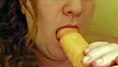 you can see in her eyes how much she loves to suck cock