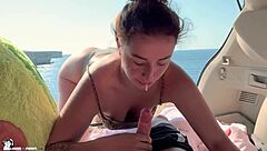 Couple Engages In Intense Public Fucking With Blowjob And Cowgirl