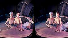 Vr frost and skarlet fight for cum