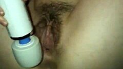 akprettytoes - intense orgasm made myself squirt three times with my magic wand