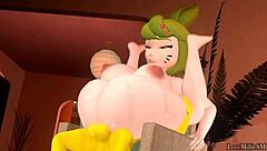 Melony Fucks Big Cock In Hentai Cartoon