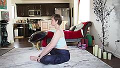 Yoga Lesson with Femdom Instruction