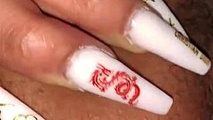 gaping her out with toys and fingering