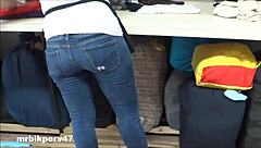 sweaty tight asian ass hidden candidly