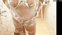 Bengali wife TAKING BATH with BIG TITS