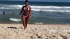 afrodite sucks dick on barra da tijuca beach.