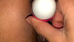 gaping her out with toys and fingering