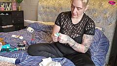 European Couple Checking Out Sex Toys Close Up