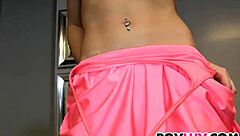 blonde teen 18+ stacie andrews rides monster cock in pov