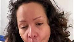 Anna Maria sucks 8 inch cock POV until cumshot!