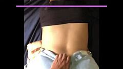 Real amateur 18 year old with perfect ass is fucked doggystyle, bent over