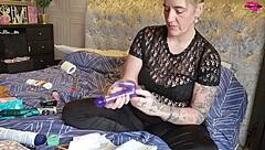 European Couple Checking Out Sex Toys Close Up