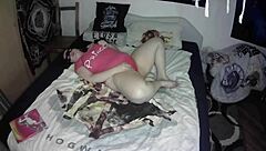 Amorous stepdaughter seduces her stepfather for a brief sexual encounter