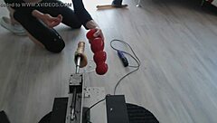 Facefucked and Anal Pounded by Machine and Extreme Huge Toys