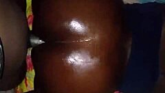 big wet oiled ass getting creamy backshots in the shower