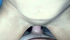 Is this petite Latina's blowjob on big cock exceptional?