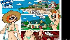 Holiday in Spain turned wild with Lois riding big dick on yacht