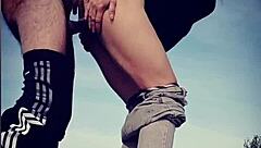 Blowjob and doggy style on the road, want to join in?