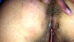 o comedor gozou dentro da minha esposa e eu conferi o creampie bareback