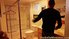 Classy milf sucking bbc in trio pov style with fingering blowjob