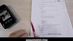 busty stepmom blowjobs stepson, so horny 😏