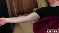 Teenage girl in bondage and police-themed roleplay with sphincterbell fetish
