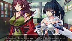 Busty anime babe Jun loses her virginity in Commander's episode 1