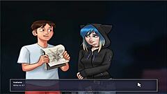 I see eve flashing in summer time saga