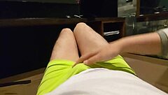 She slaps my balls like bugs.