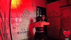 blade hunts pussy with nina forbidden in lesbian action