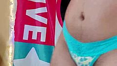 Playing With My Crossdressing Cock Intriguingly