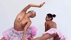 little lorie in ballet licks pussy