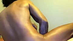 Ella spreads ass, inviting rimjob