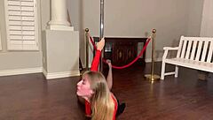 halloween vegas party with young 18+ bunnies deepthroating and dancing