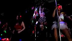Naughty Milf Caipirinhas Dancing Pole Dance at Swing House