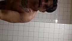 Moon Bends Over For Anal In Public Bathroom