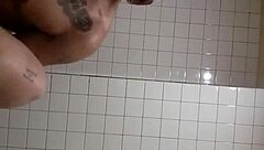 Moon Bends Over For Anal In Public Bathroom