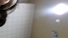 Moon Bends Over For Anal In Public Bathroom