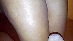 Sultry ebony beauty, Chanel B, in a tantalizing solo performance