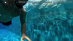 Married Woman Fucks Stranger At Pool.