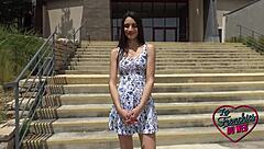 Candie coquine brunette wants to realize her fantasies with double penetration!